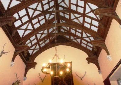 Late Medieval Hammerbeam roof.