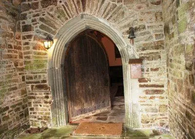 Late medieval porch.
